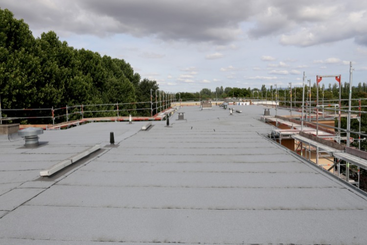 Commercial roof inspection by UrCovered Construction in Franklin