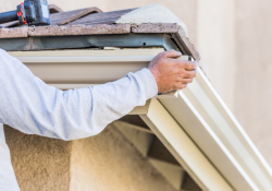 Efficient gutter system installation in Franklin, Tennessee by UrCovered Roofing, ensuring robust protection against local weather conditions.