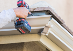 Specialized gutter installation in Nashville by UrCovered Roofing, designed to protect homes against Nashville's diverse weather conditions.