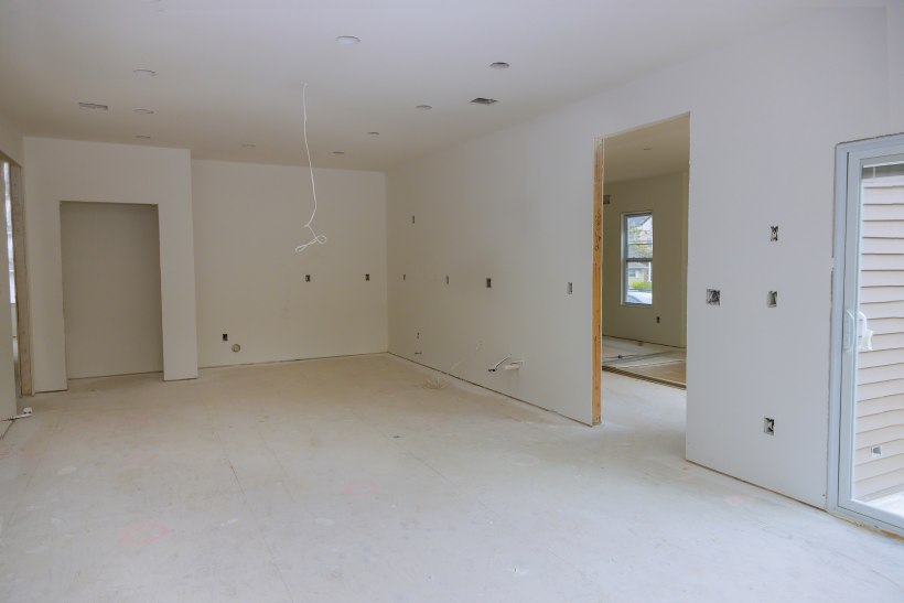 New room addition under construction